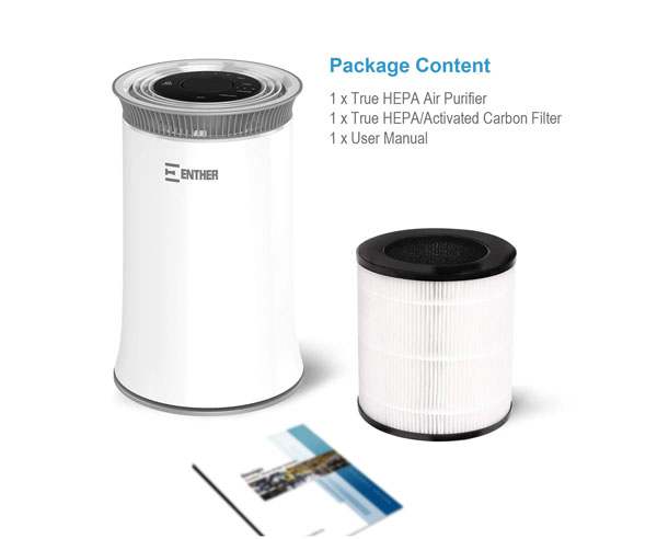 Enther HEPA Air Purifier for Home 