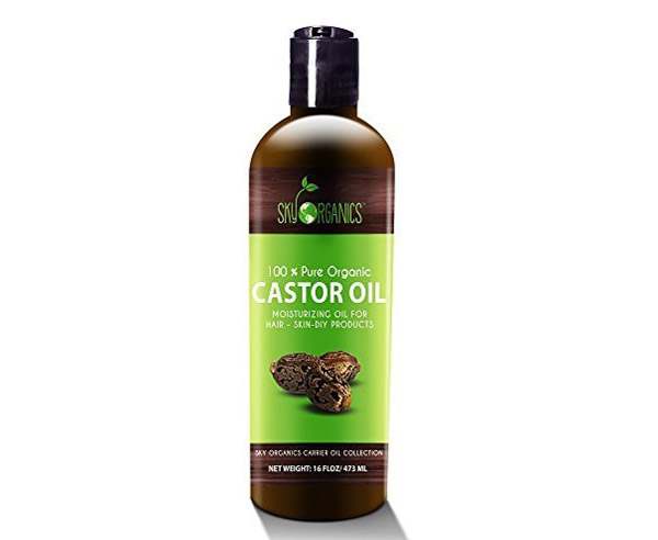 Best Hair Growth Oil - Sky Organic Castor 